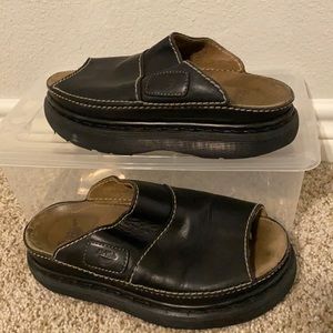 Black Slip-on Dr. Marten Sandals Size 7